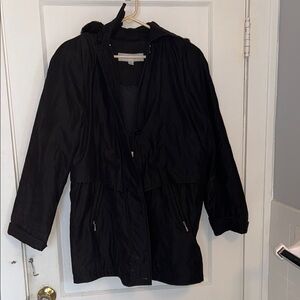 Women's Black Hooded Jacket